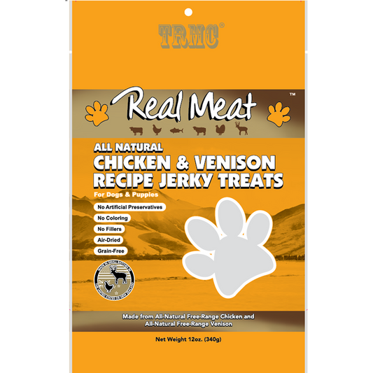 All Natural Chicken & Venison Recipe Jerky Treat