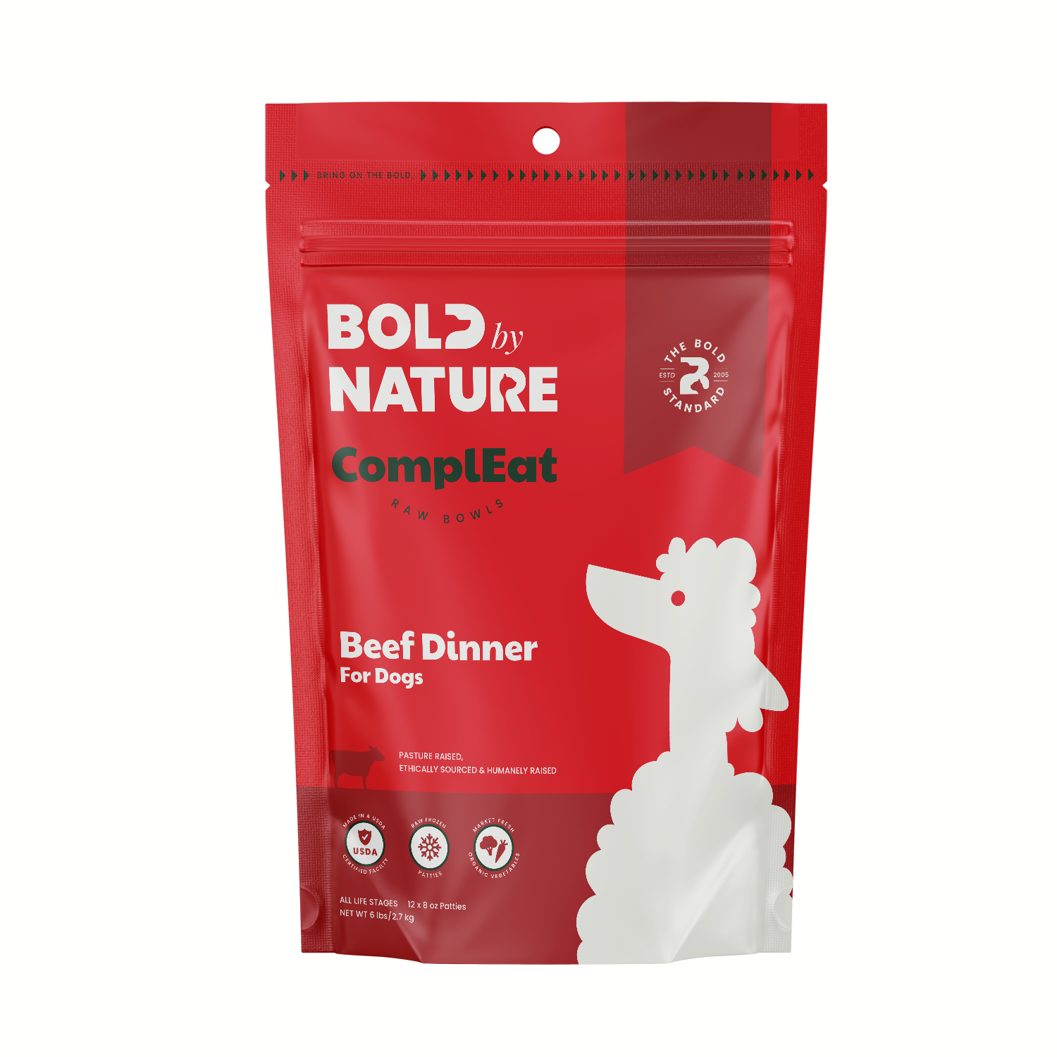 ComplEat Raw Bowls Beef Dinner for Dogs