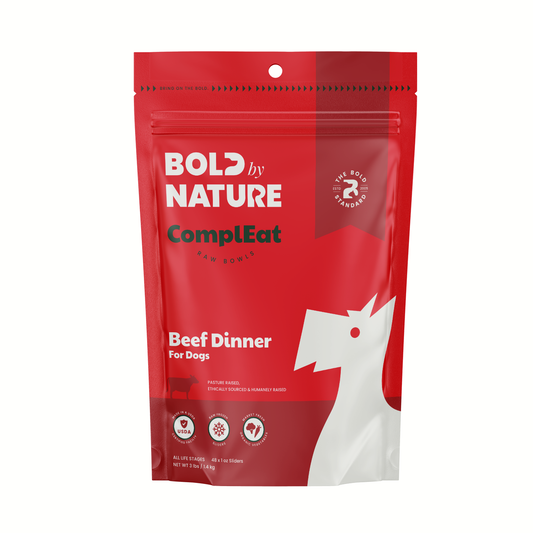 ComplEat Raw Bowls Beef Dinner for Dogs
