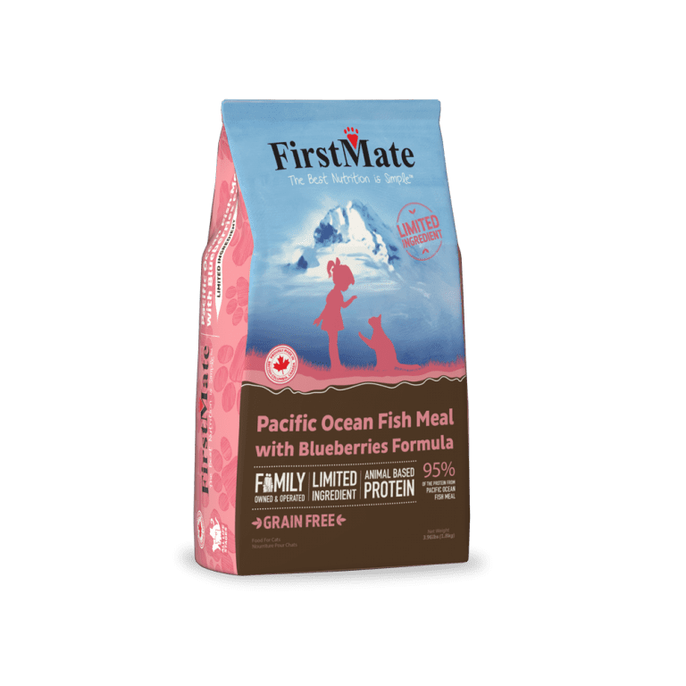 Grain Free Pacific Ocean Fish Meal with Blueberries for Cats