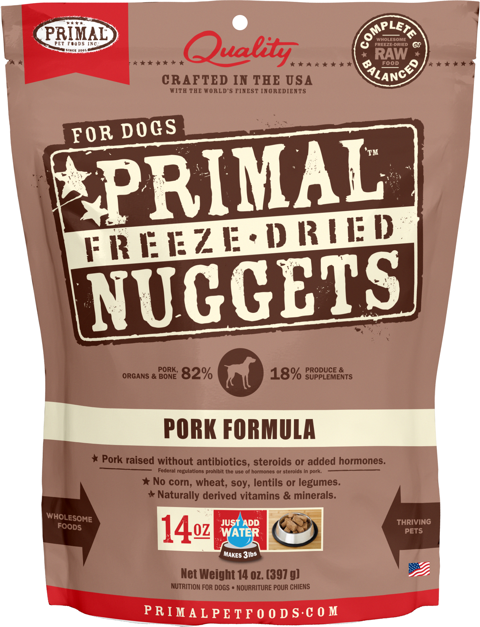 Canine Freeze Dried Nuggets (Pork)