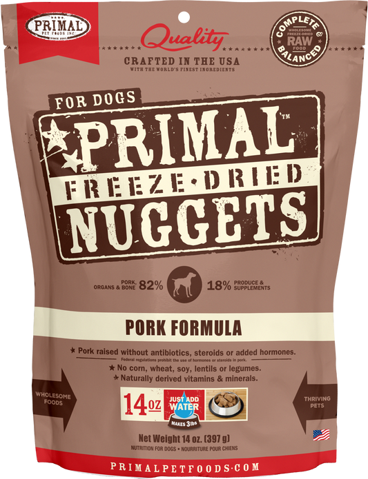 Canine Freeze Dried Nuggets (Pork)