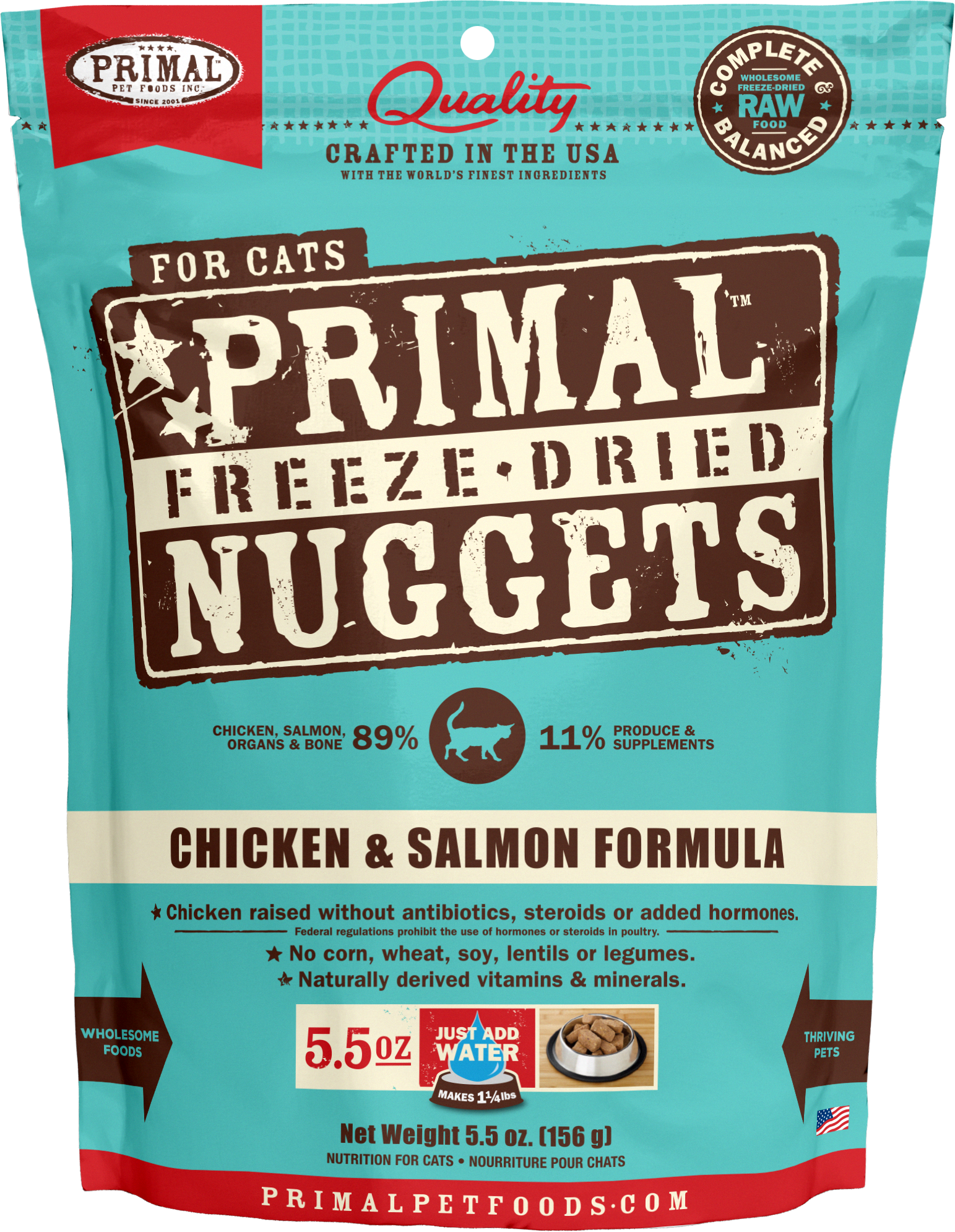 Feline Freeze Dried Nuggets (Chicken & Salmon)