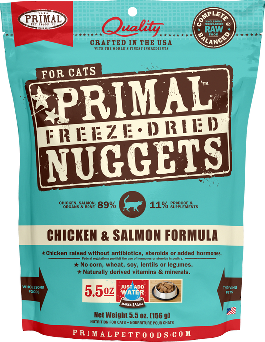 Feline Freeze Dried Nuggets (Chicken & Salmon)