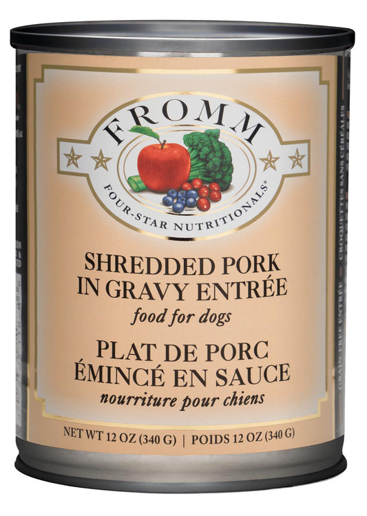 Fromm Four-Star Nutritionals® Shredded Pork in Gravy Entrée-Dog