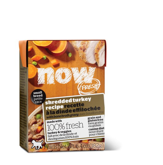 NOW FRESH Grain Free Small Breed Shredded Turkey Recipe