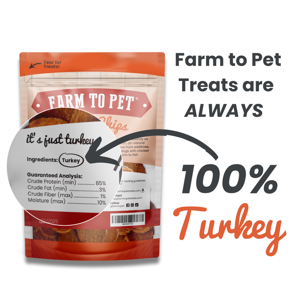 Turkey Chips: 4oz