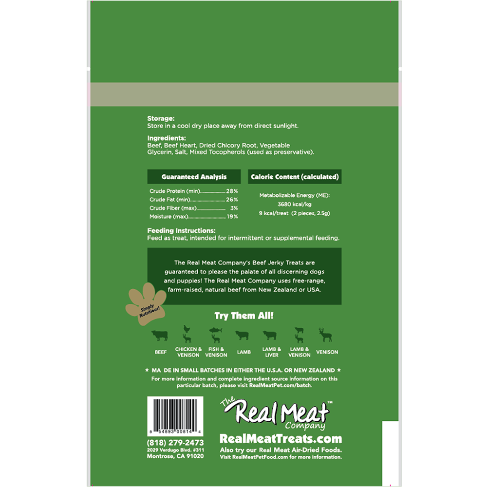 All Natural Beef Recipe Jerky Treat