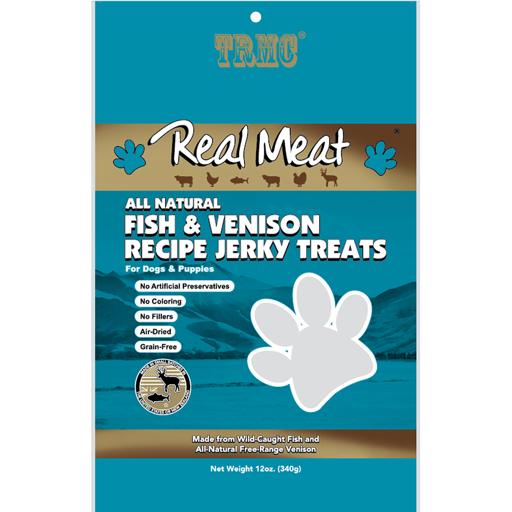 All Natural Fish & Venison Recipe Jerky Treat