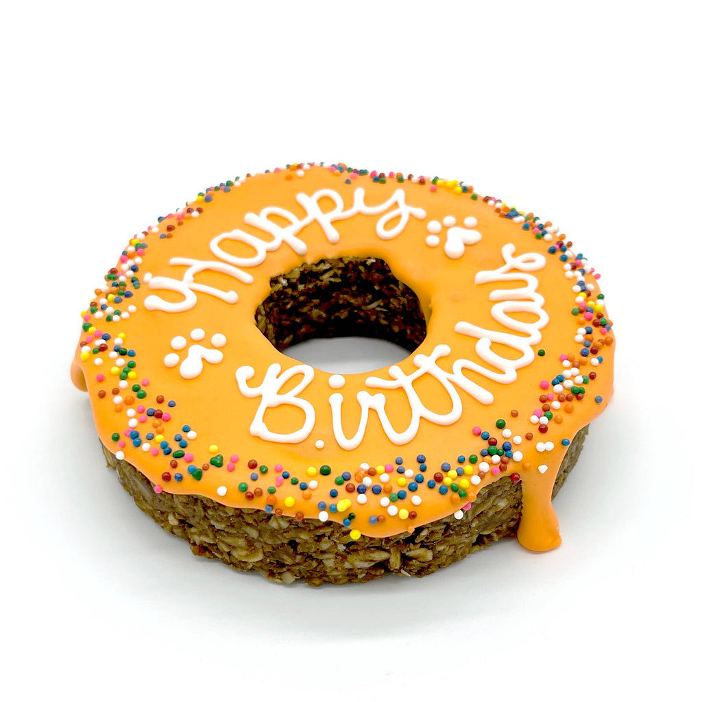Donut Birthday Chewy Oat Cake: Yellow