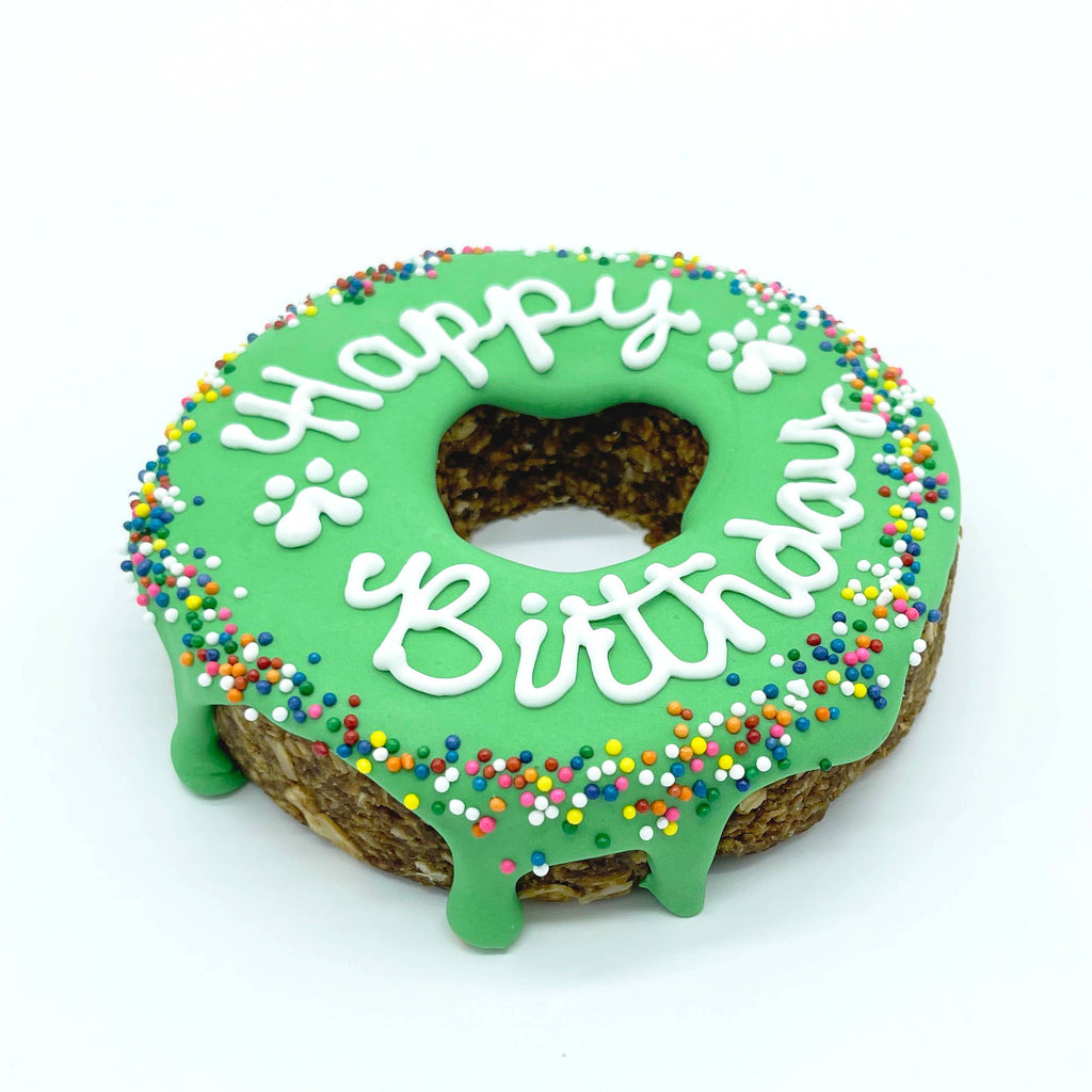 Donut Birthday Chewy Oat Cake: Yellow