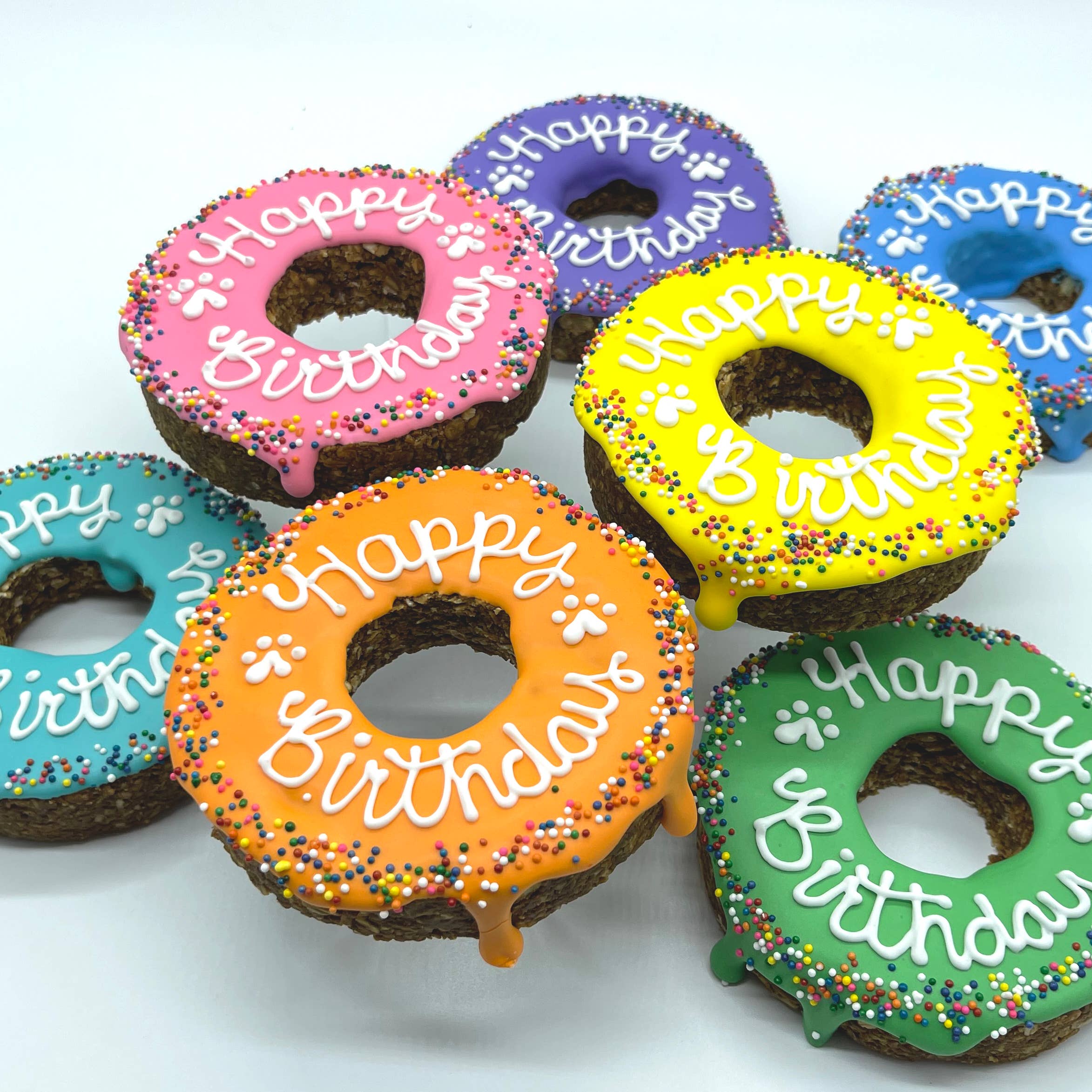 Donut Birthday Chewy Oat Cake: Yellow