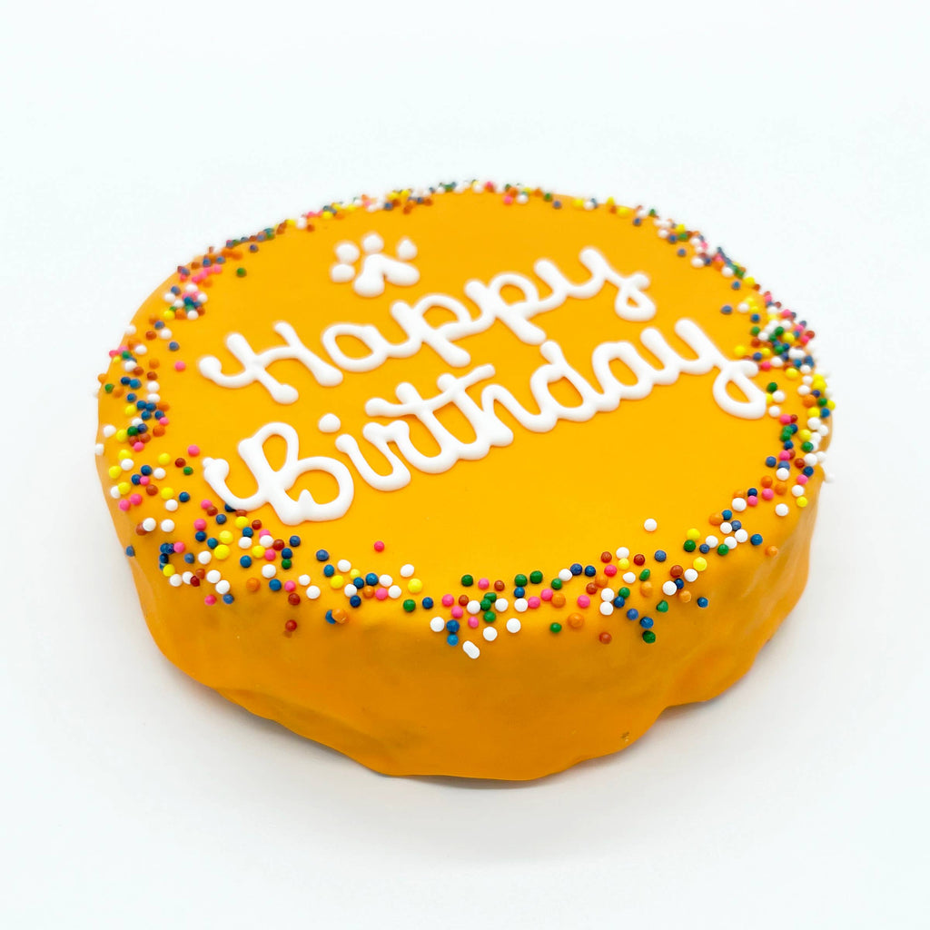 Rainbow Sprinkle Birthday Chewy Oat Cake: Purple