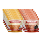 Six Piece Snack Packs (Set of 25 Packs): Turkey