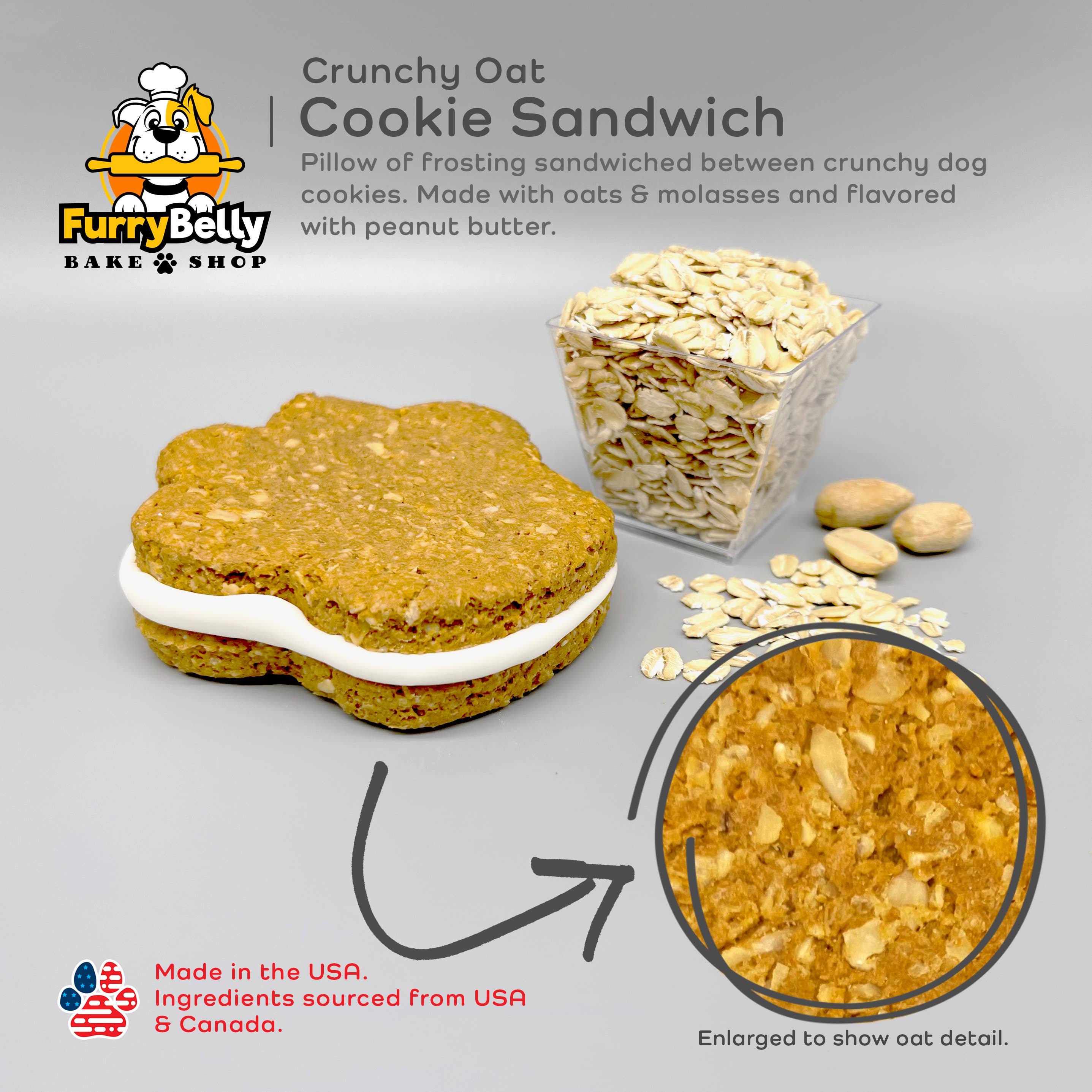 Fall Sprinkle Crunchy Oat Cookie Sandwich