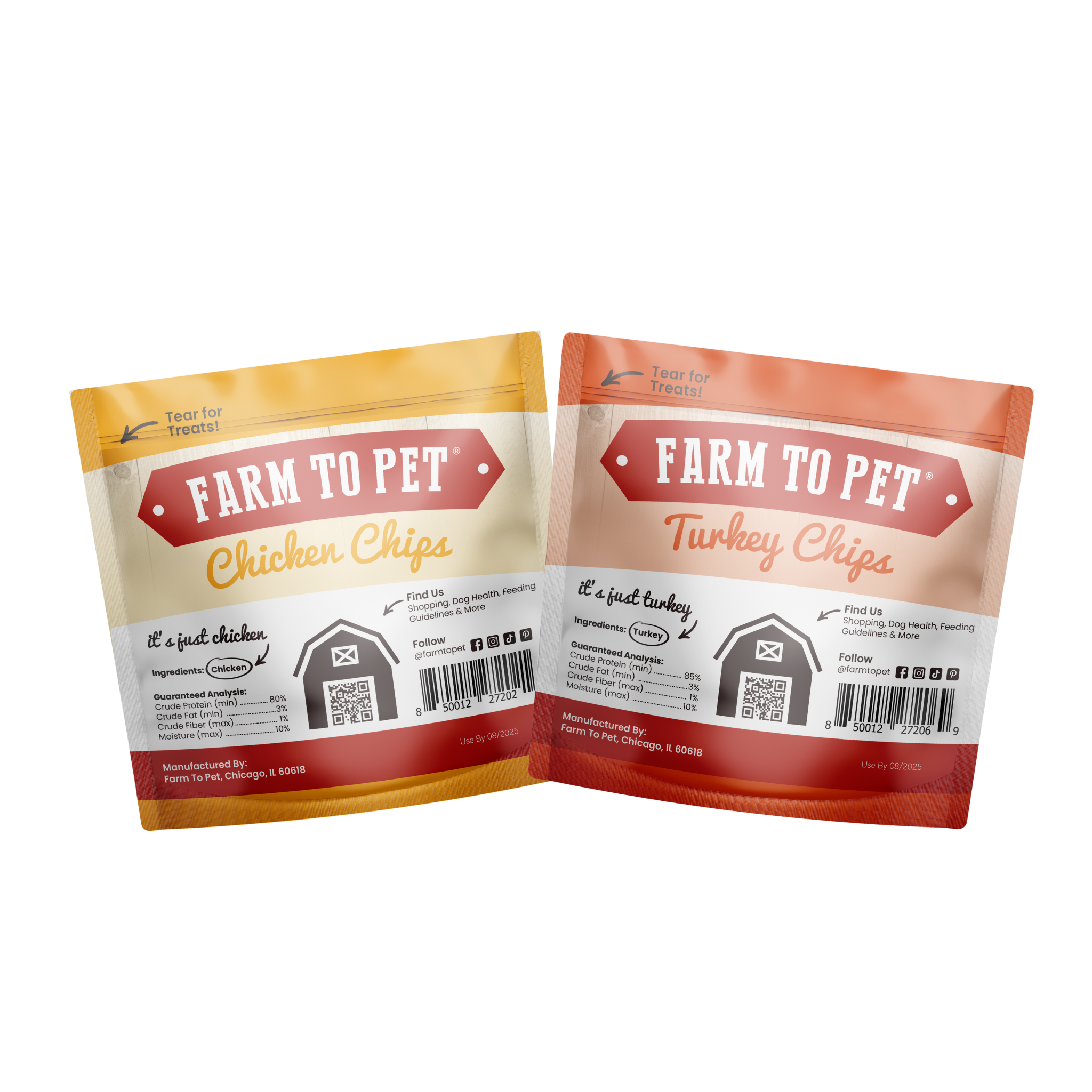 Six Piece Snack Packs (Set of 25 Packs): Chicken