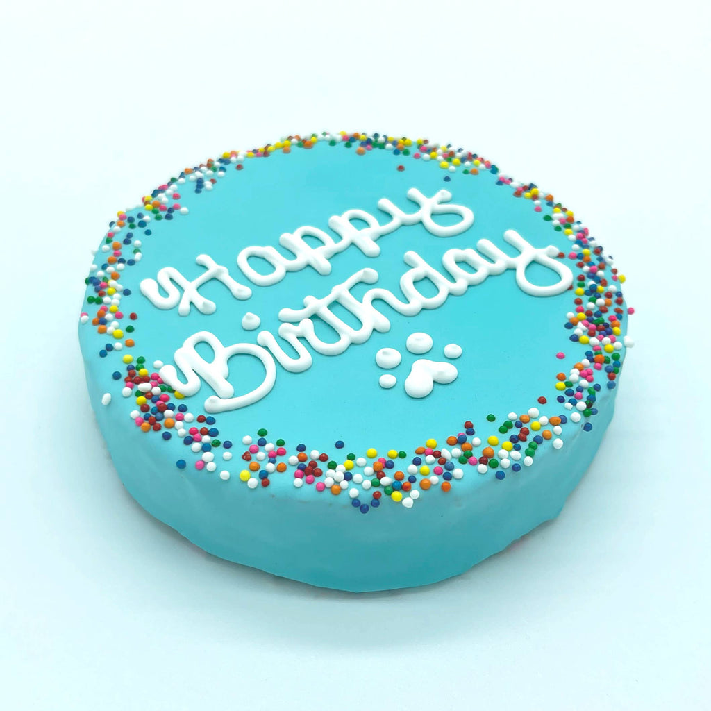 Rainbow Sprinkle Birthday Chewy Oat Cake: Purple