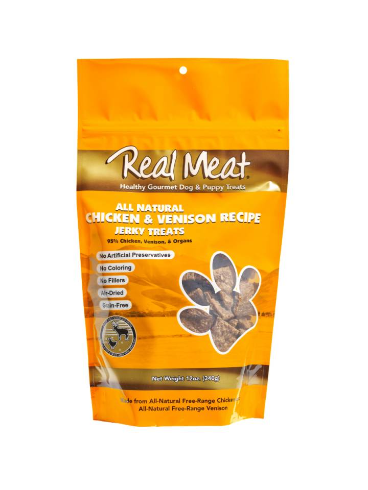 All Natural Chicken & Venison Recipe Jerky Treat