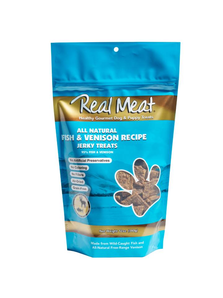 All Natural Fish & Venison Recipe Jerky Treat