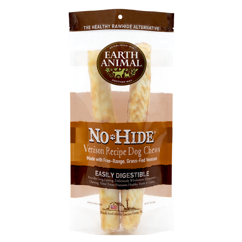 No-Hide® Venison Rolls Dog Chew