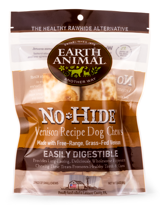 No-Hide® Venison Rolls Dog Chew