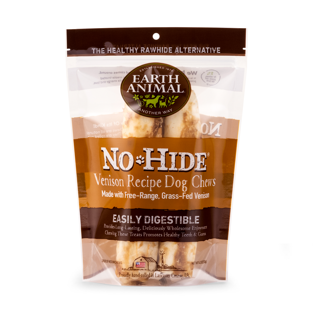 No-Hide® Venison Rolls Dog Chew
