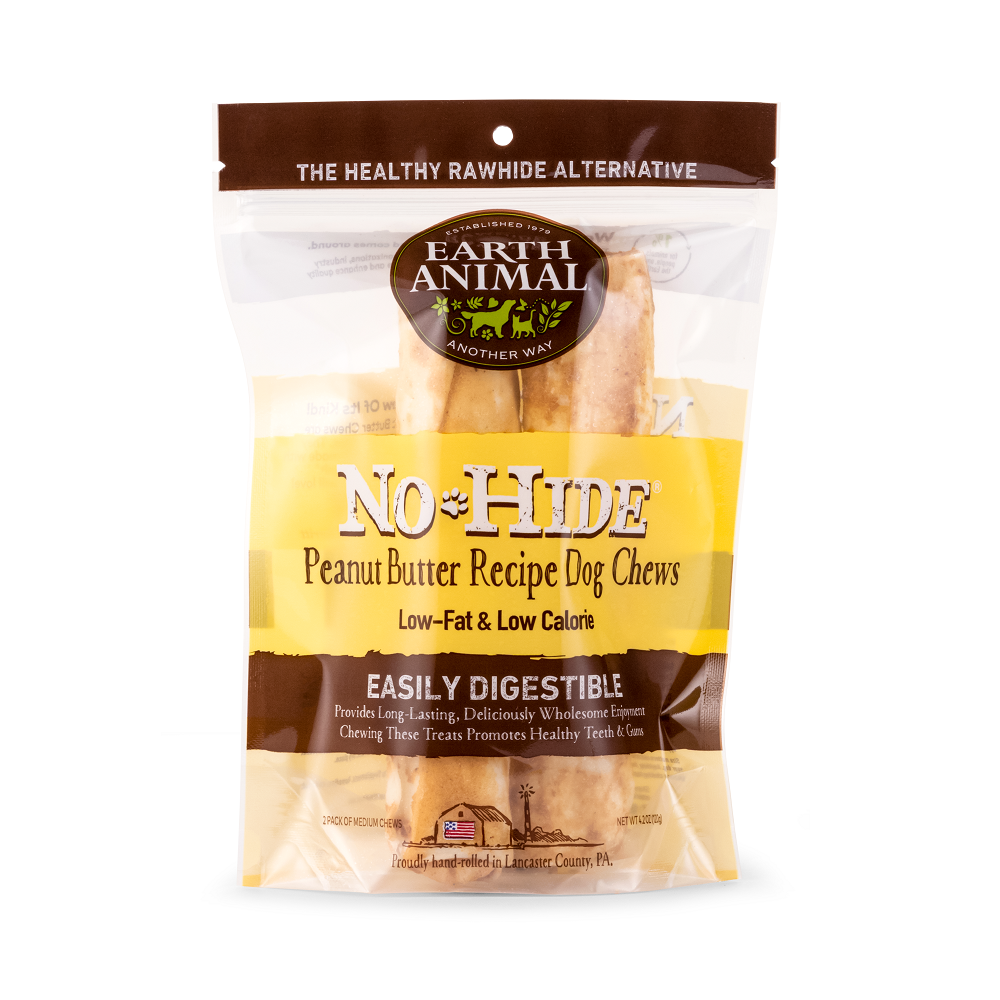 No-Hide® Peanut Butter Rolls Dog Chew