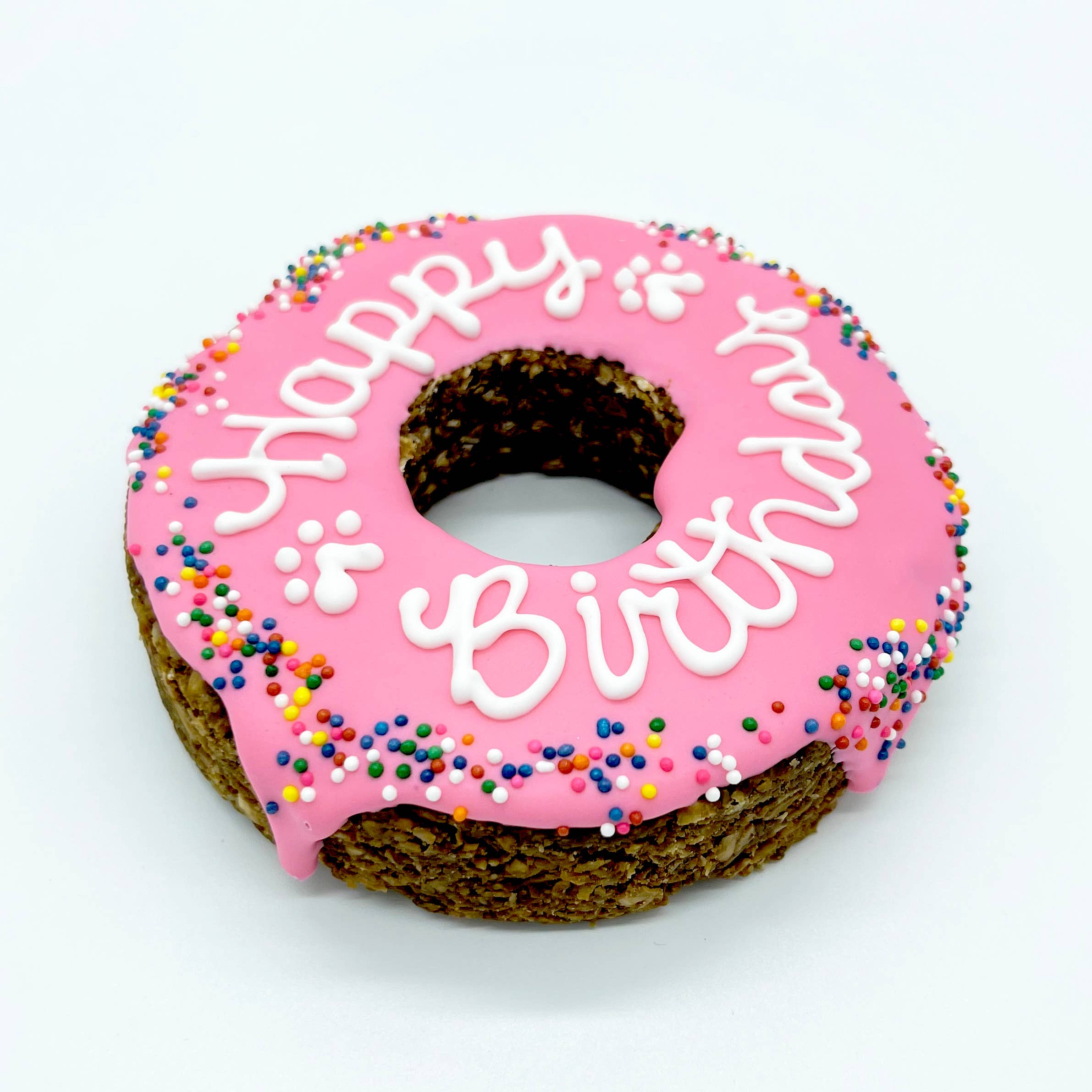 Donut Birthday Chewy Oat Cake: Yellow