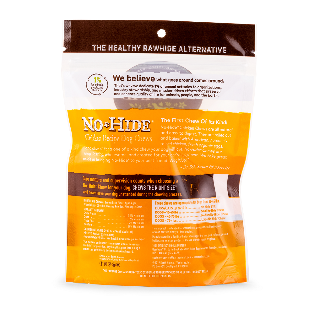 No-Hide® Chicken Rolls Dog Chew