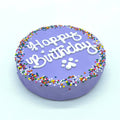 Rainbow Sprinkle Birthday Chewy Oat Cake: Purple