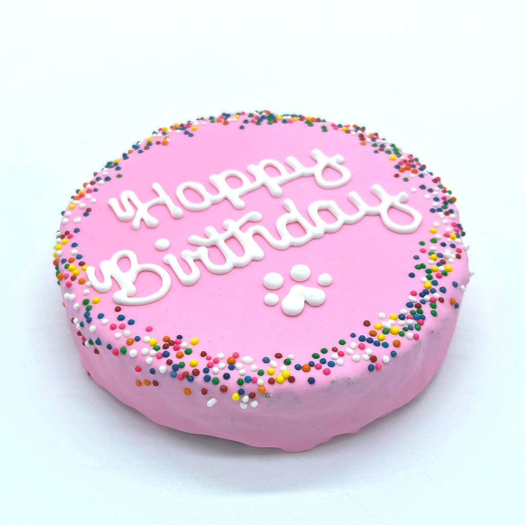 Rainbow Sprinkle Birthday Chewy Oat Cake: Purple