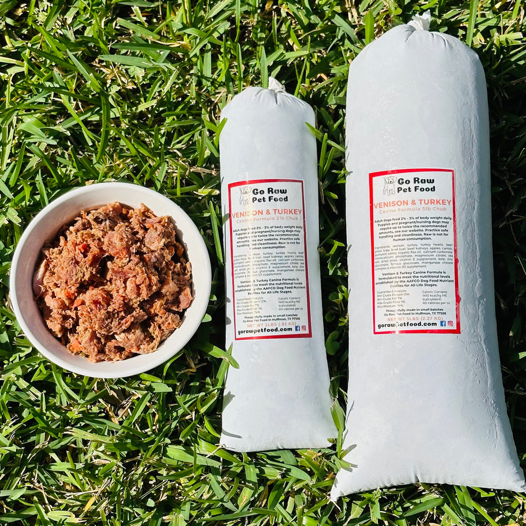 Venison & Turkey Raw Chubs