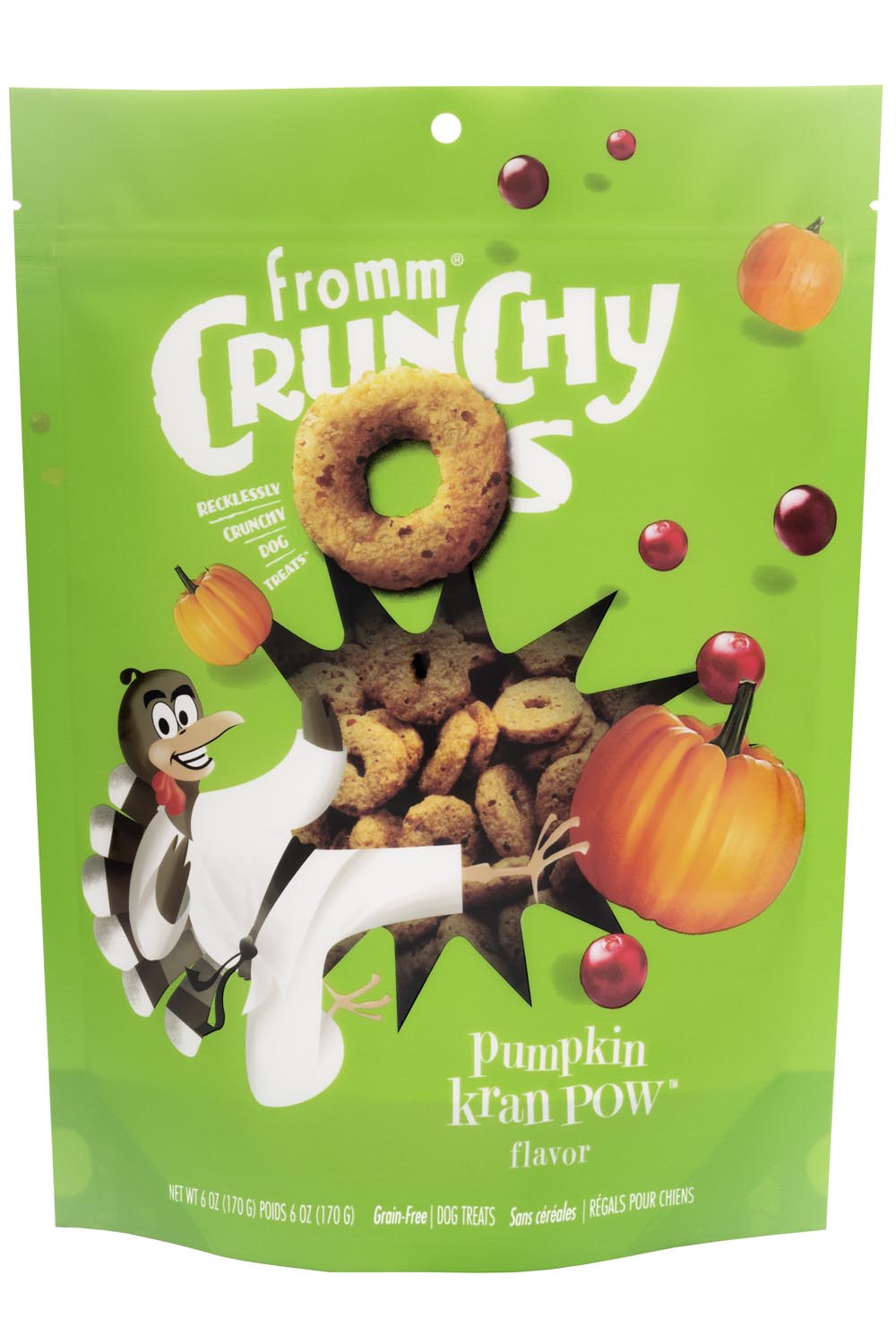 Crunchy Os® Pumpkin Kran POW® Flavor Dog Treats