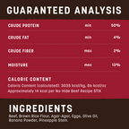No-Hide® Beef Rolls Dog Chew