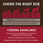 No-Hide® Beef Rolls Dog Chew