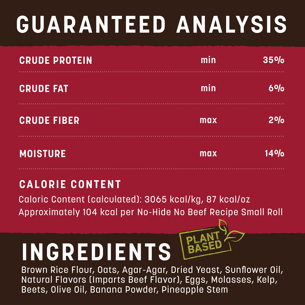 No-Hide® No Beef Rolls Dog Chew