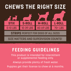 No-Hide® No Salmon Rolls Dog Chew