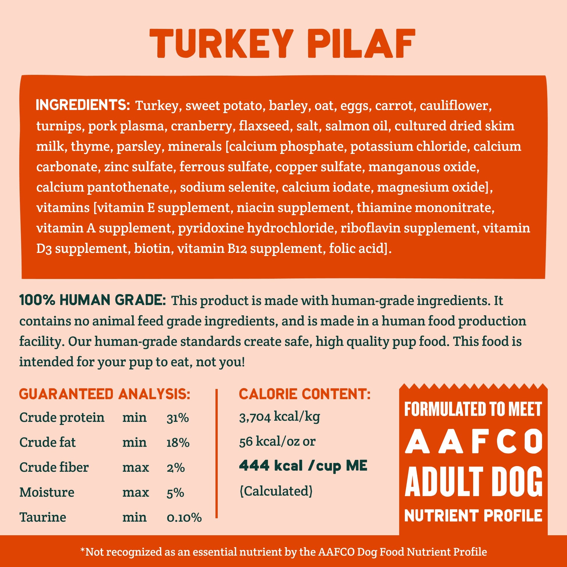 Friendly Grains Turkey Pilaf Cubies