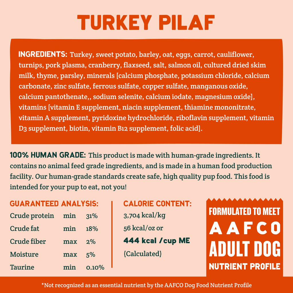 Friendly Grains Turkey Pilaf Cubies