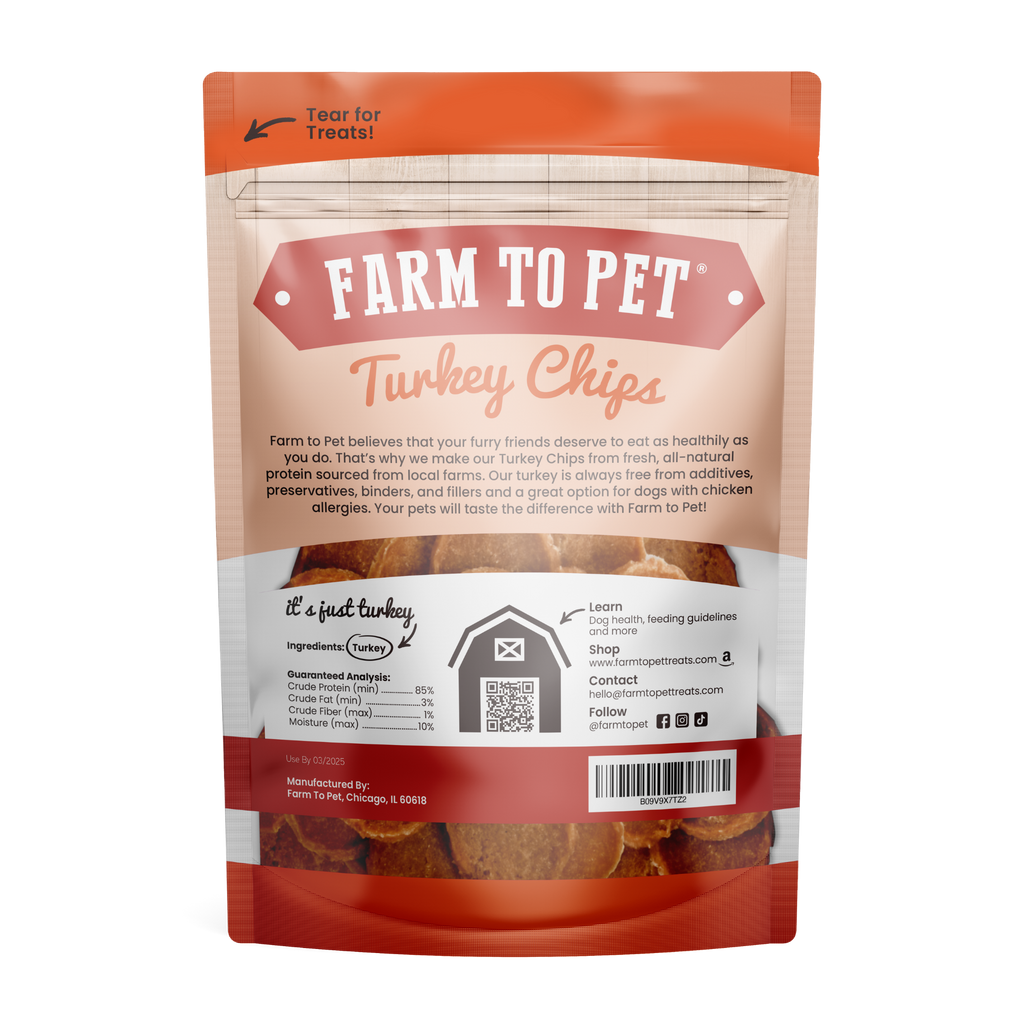 Turkey Chips: 4oz