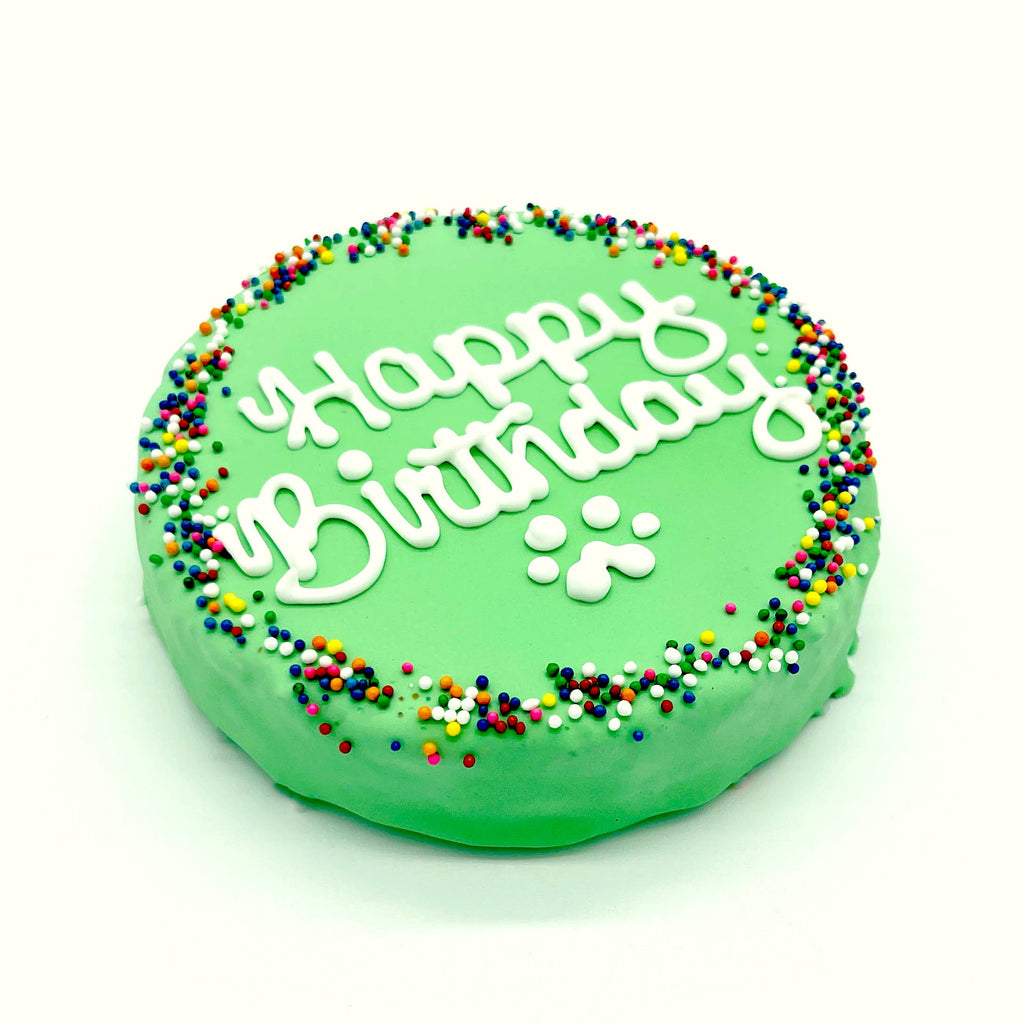 Rainbow Sprinkle Birthday Chewy Oat Cake: Purple