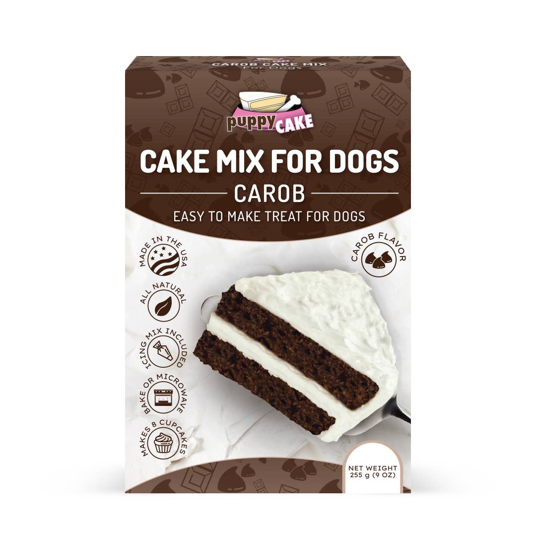 Puppy Cake Mixes with Icing: Birthday Cake with Pupfetti Sprinkles