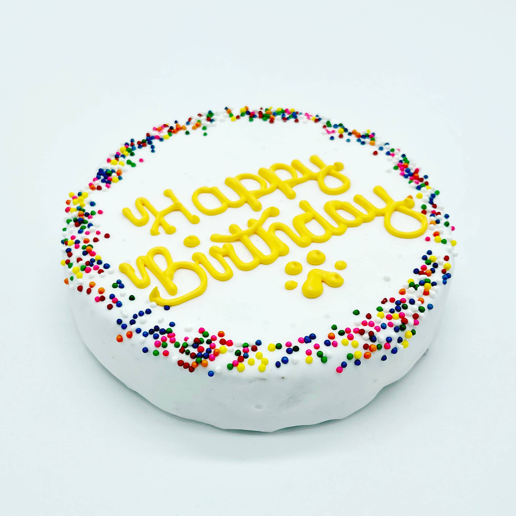 Rainbow Sprinkle Birthday Chewy Oat Cake: Purple