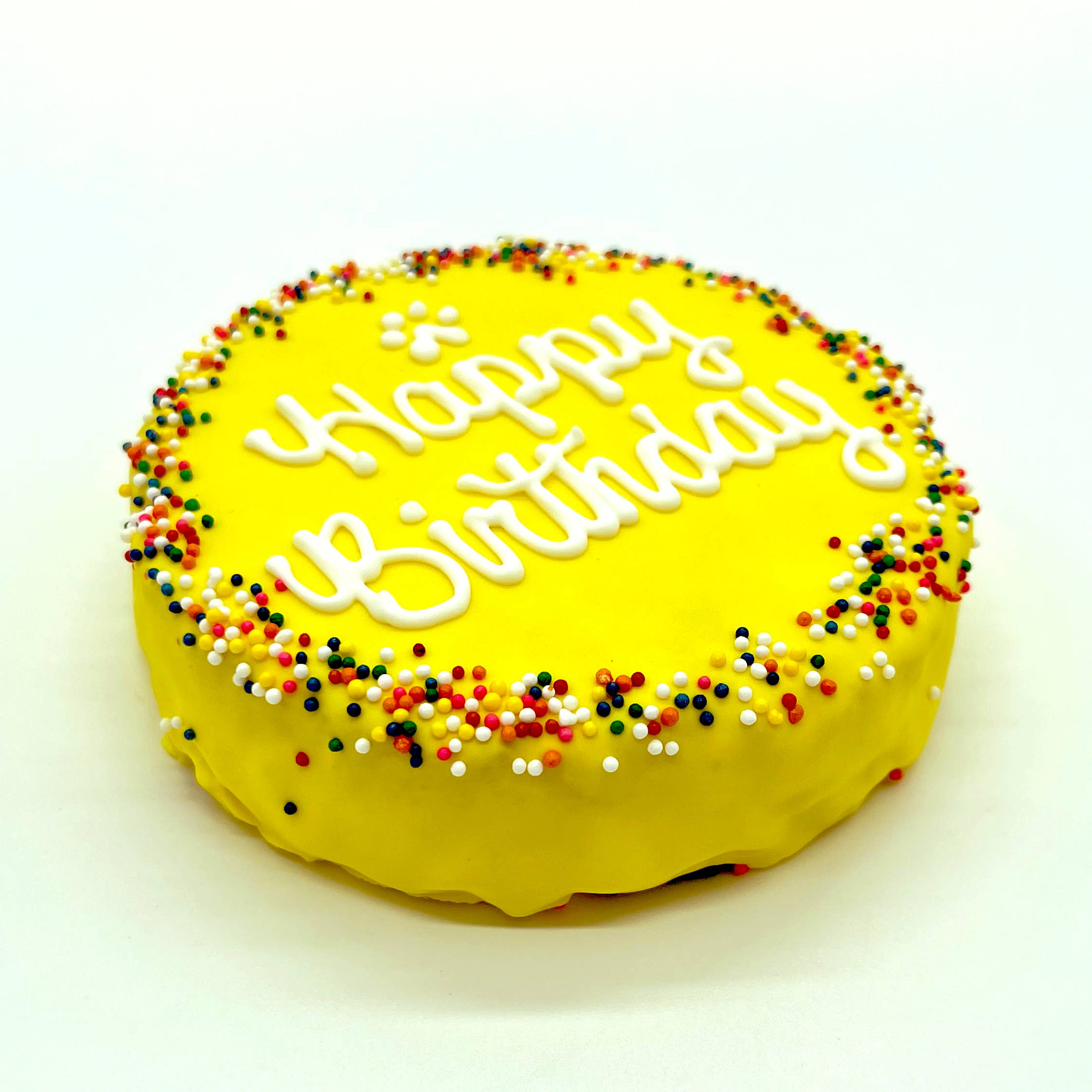 Rainbow Sprinkle Birthday Chewy Oat Cake: Purple