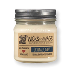 Crystal Coast | 8 oz Candle | Wicks for Wags Soy Candle