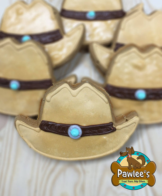 Cowboy Hat Cookie 4/Pack: Unwrapped