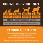 No-Hide® Chicken Rolls Dog Chew