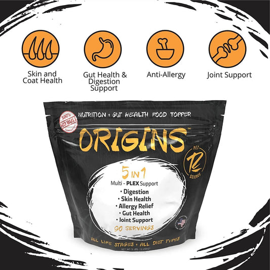 Origins 5-in-1 Dog Supplement - Original (Fish) or Pork