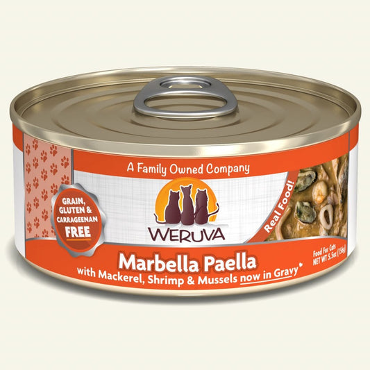 Marbella Paella with Mackerel, Shrimp & Mussels in Gravy