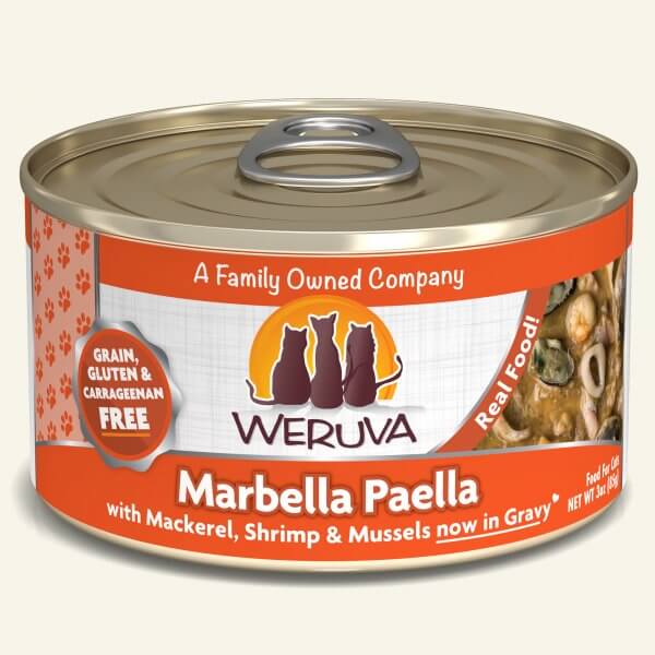 Marbella Paella with Mackerel, Shrimp & Mussels in Gravy